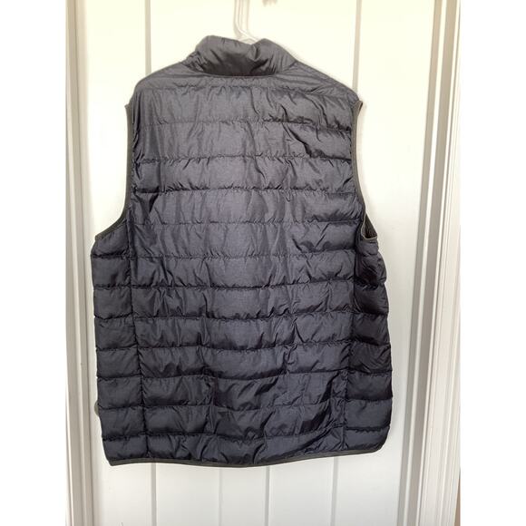 Eddie Bauer Men's down 650 Fp Full Zip Puffer Jacket Vest Blue Gray Size XL - Picture 5 of 8